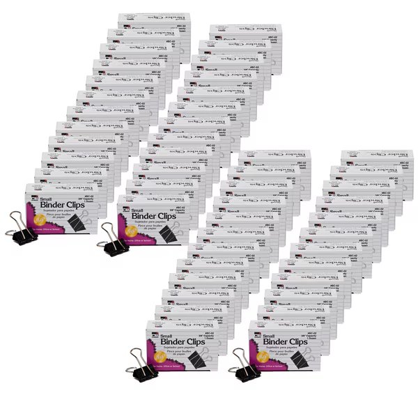 Binder Clips, Small, 0.38